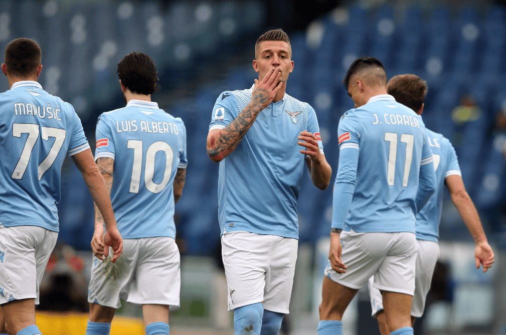 拉齐奥前锋状态火热，连续破门